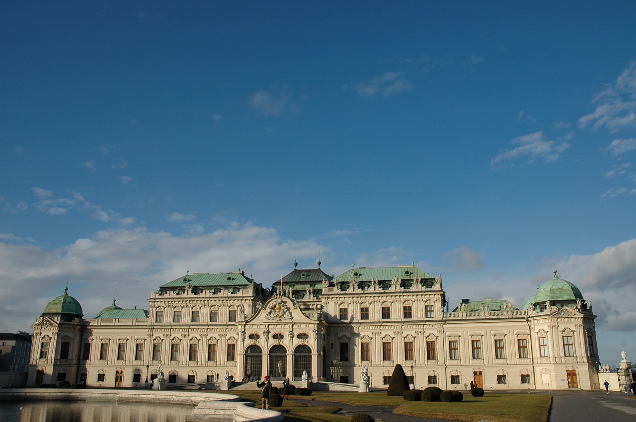 Schloss, Belvedere, Schloss Belvedere, Europa, Orientyras, Istorinis, Vienna, Austria, Rūmai, Nemokamos Nuotraukos