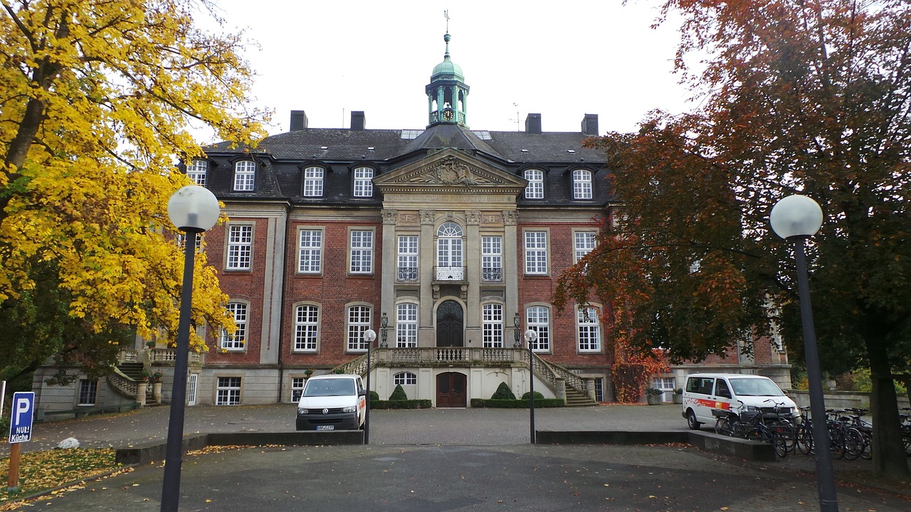 Schloss Loburg, Kolegija Johanneum, Ostbevern, Nemokamos Nuotraukos,  Nemokama Licenzija
