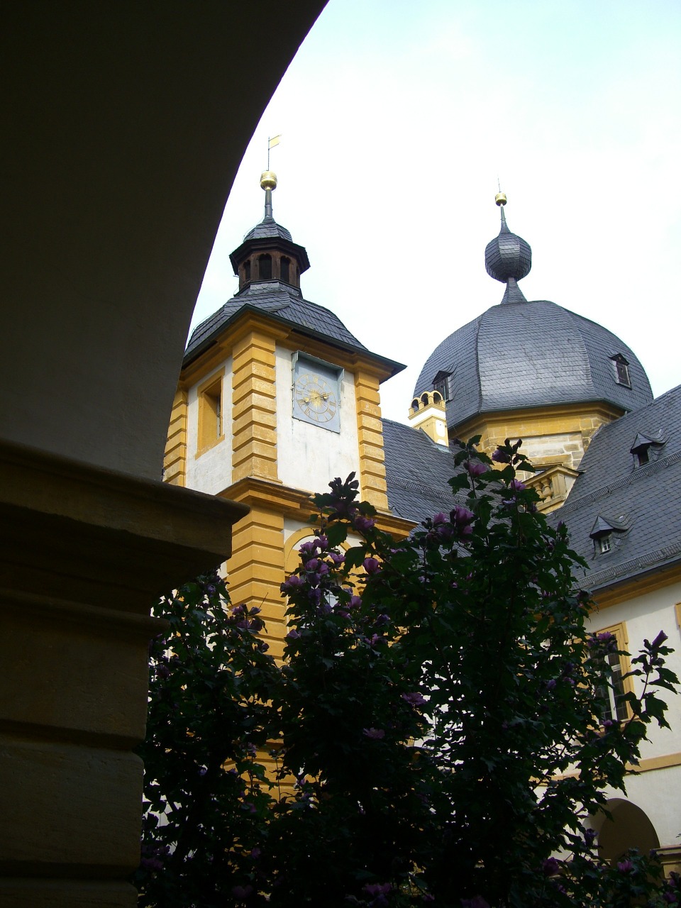 Schloss Seehof, Memmelsdorf, Vartai Arkos Vaizdai, Spire, Bokšto Gaubtas, Nemokamos Nuotraukos,  Nemokama Licenzija