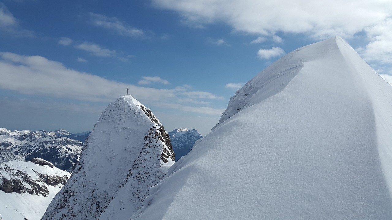 Schneck, Aukščiausiojo Lygio Susitikimas, Kalnai, Dangaus Ragas, Allgäu, Žiema, Sniegas, Gamta, Alpių, Kraštovaizdis