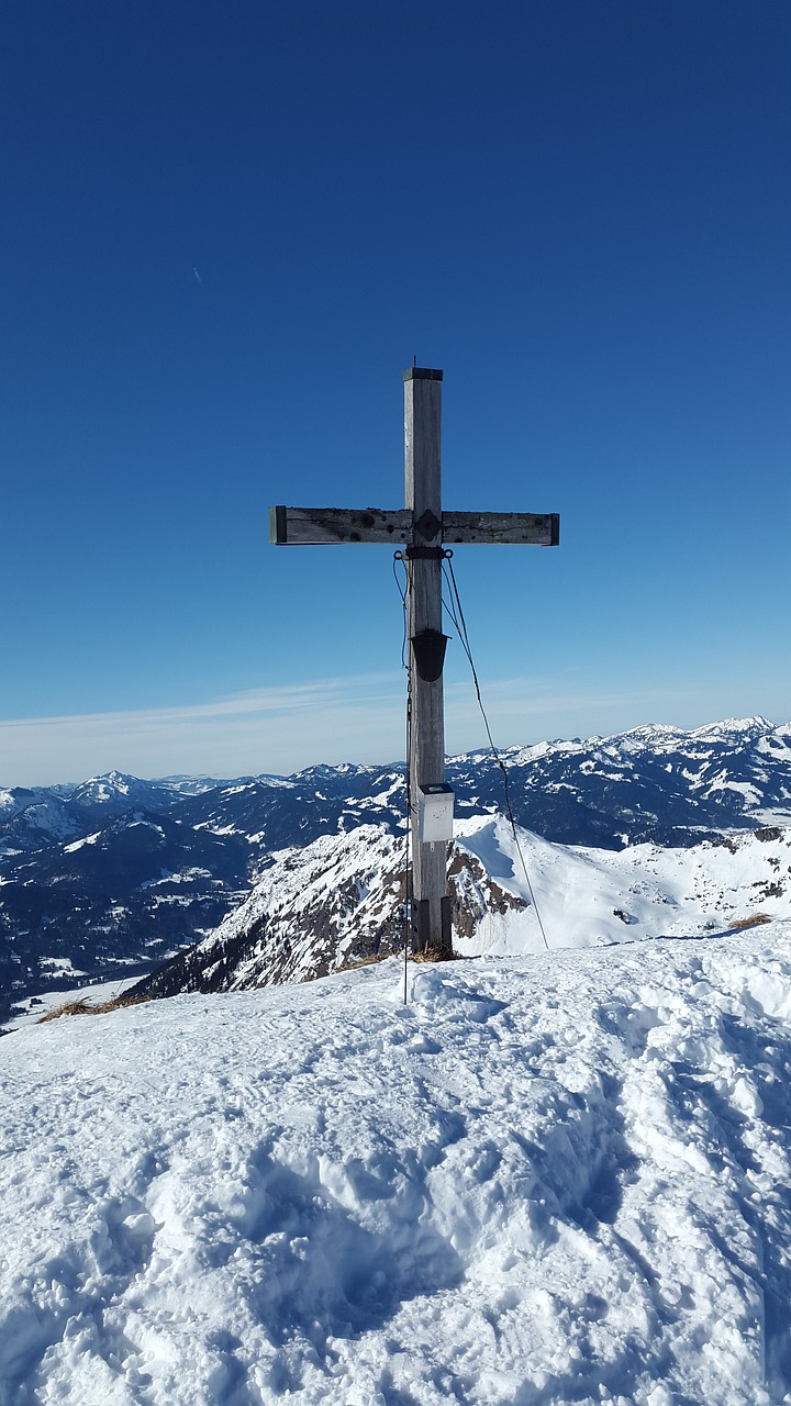 Schochen, Viršūnių Susitikimas, Aukščiausiojo Lygio Susitikimas, Žiemos Sportas, Žiema, Sniegas, Alpių, Lauke, Allgäu, Oberallgäu