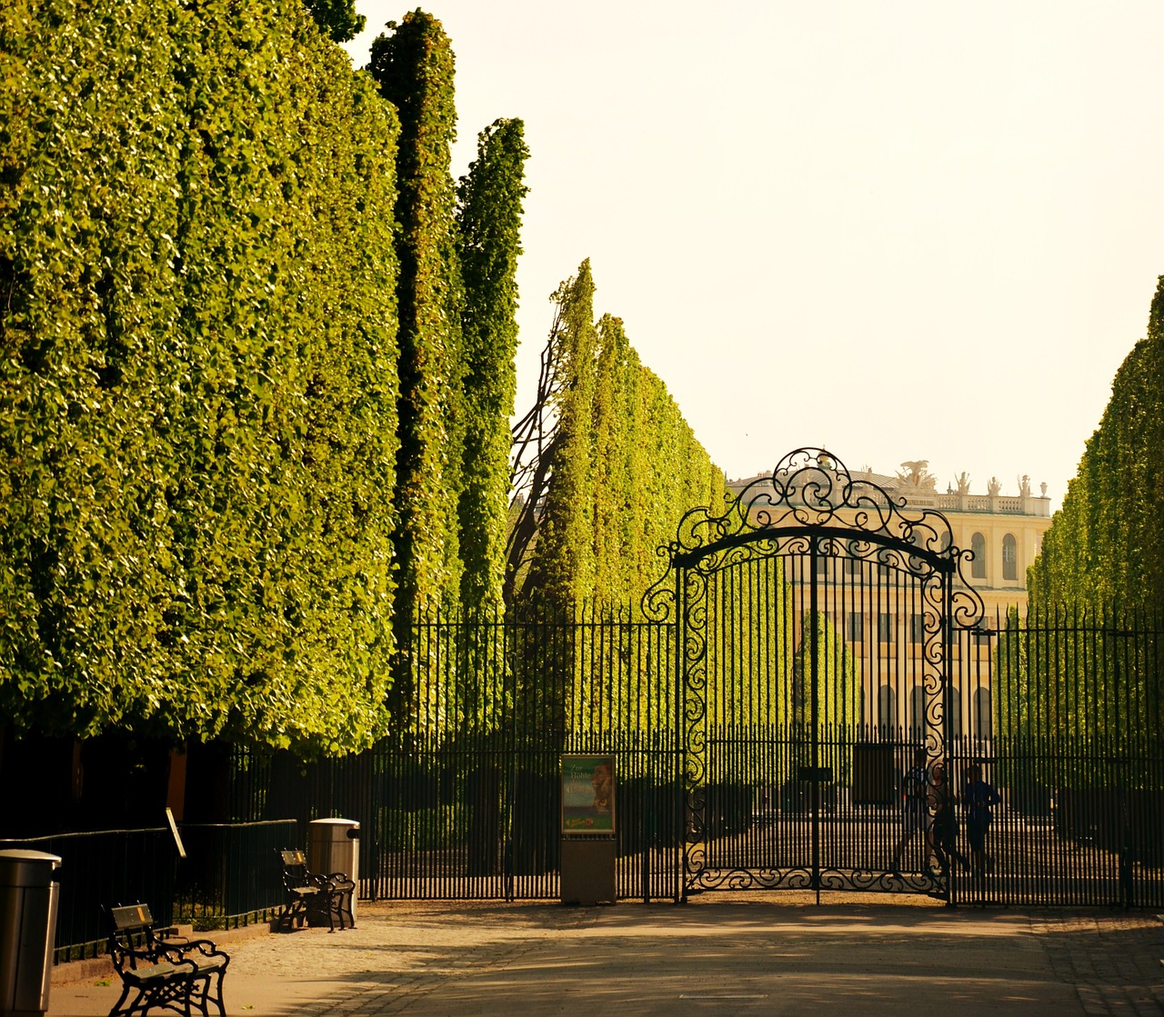 Schönbrunn, Vienna, Pilis, Austria, Alėja, Tikslas, Geležiniai Vartai, Įvestis, Prakanlage, Schlossgarten