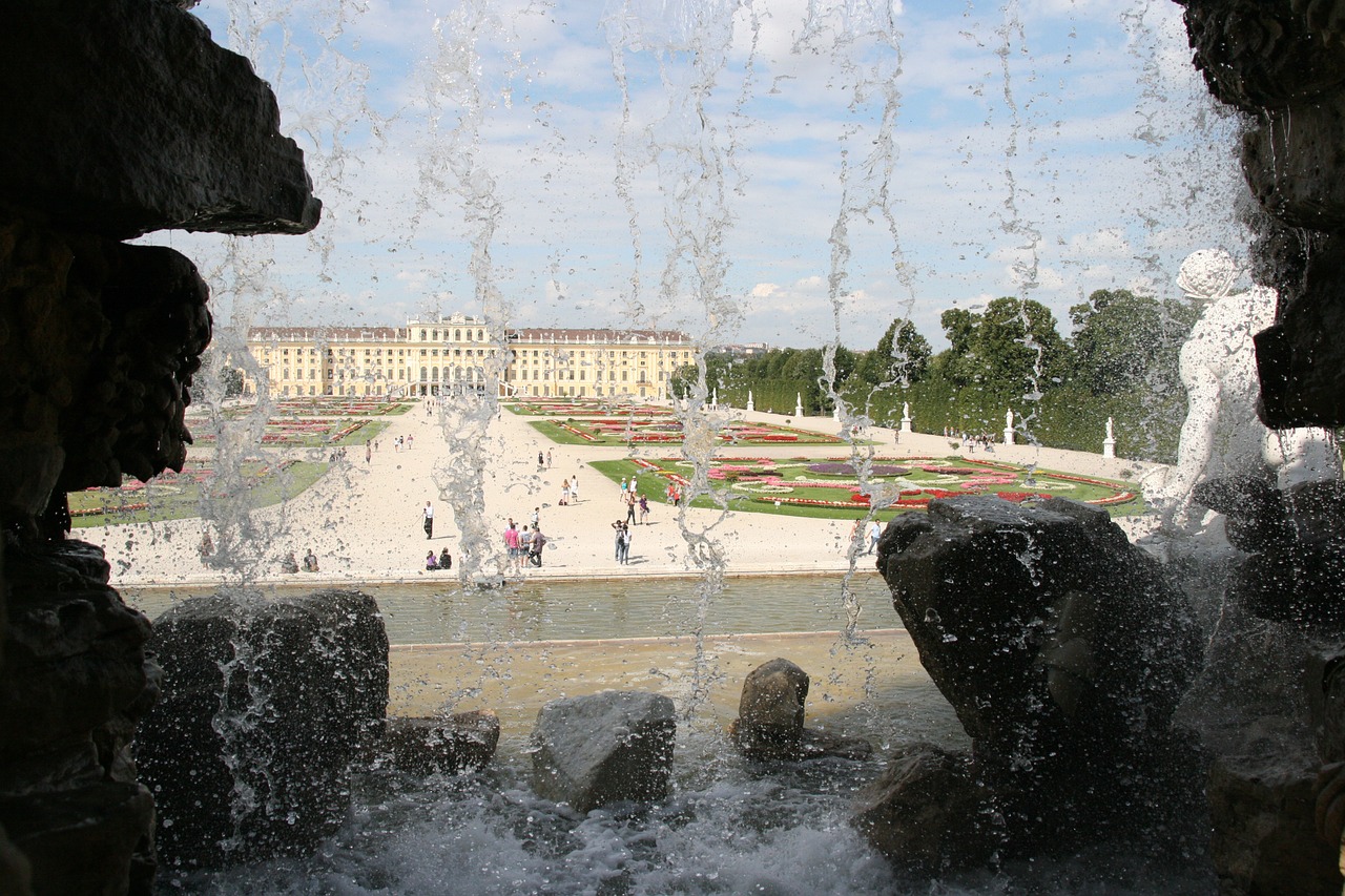 Schönbrunn Rūmai, Parkas, Krioklys, Nemokamos Nuotraukos,  Nemokama Licenzija