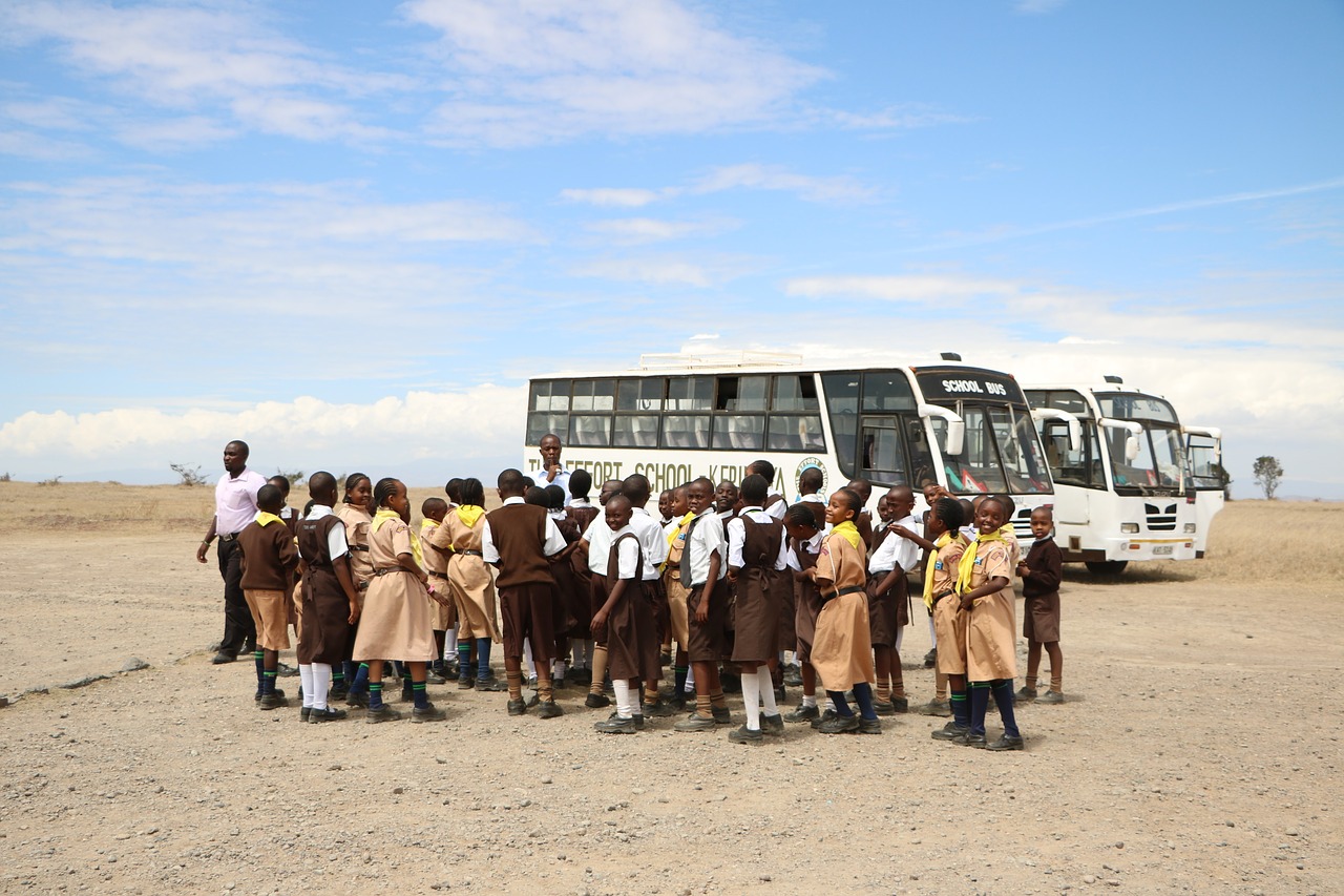 Mokykla, Autobusas, Afrika, Nemokamos Nuotraukos,  Nemokama Licenzija