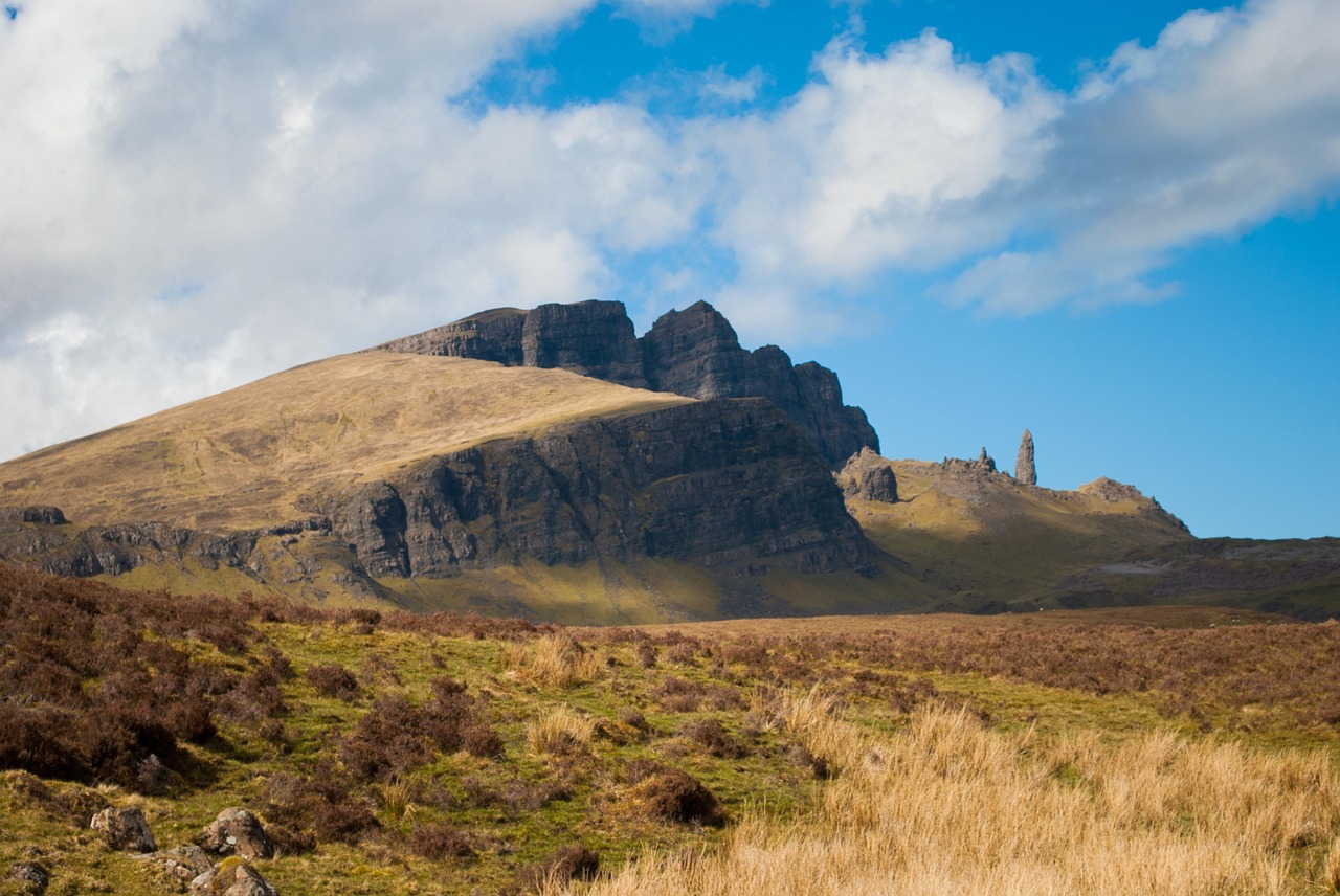 Škotija, Isle Of Skye, Skye, Kraštovaizdis, Škotų, Gamta, Isle, Highlands, Kalnas, Kaimas