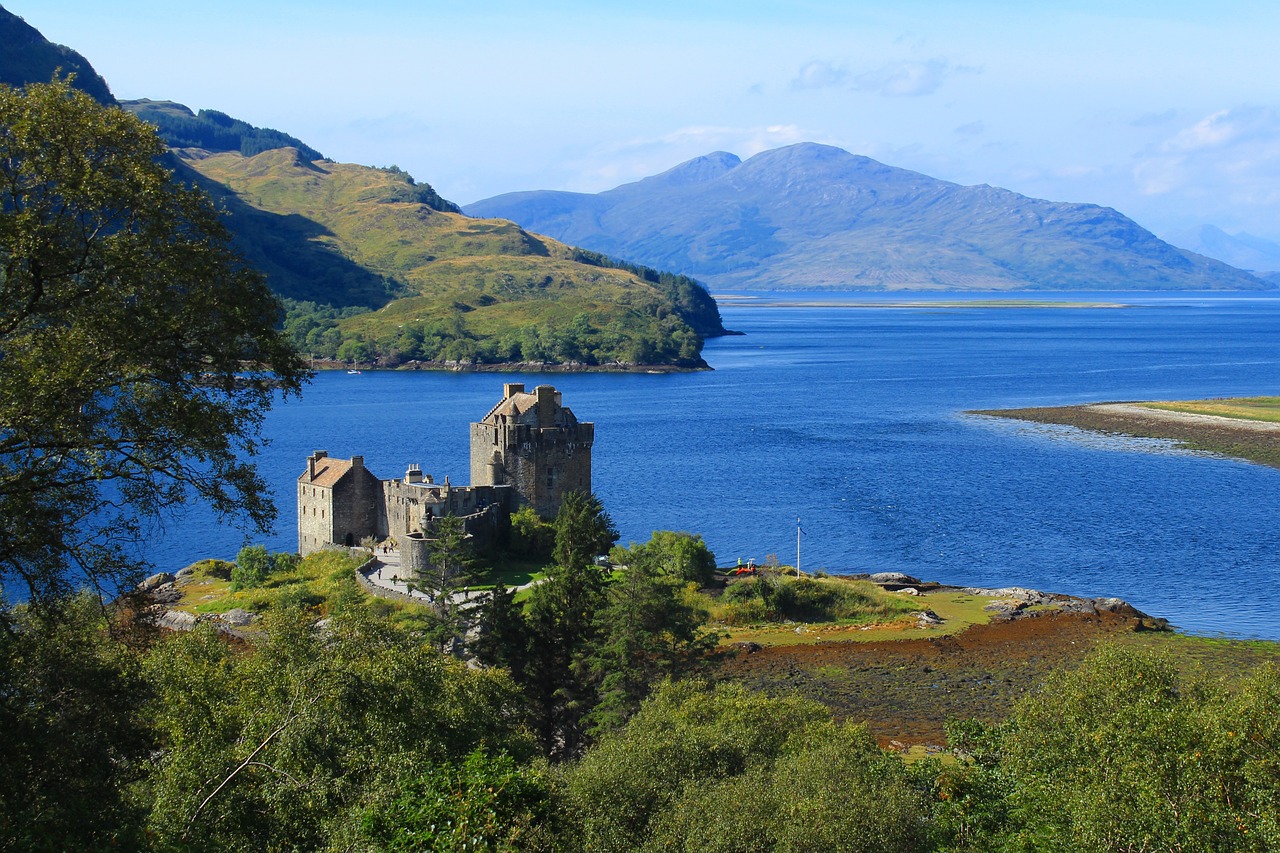Škotija, Aukštumų Ir Salų, Pilis, Jūra, Kalnai, Kraštovaizdis, Nemokamos Nuotraukos,  Nemokama Licenzija