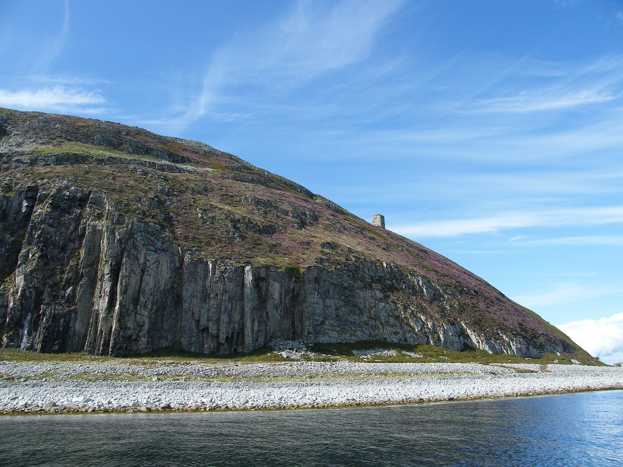 Škotija, Ailsa Craig Sala, Garbanojimo Akmenys Granitas, Pilis, Nemokamos Nuotraukos,  Nemokama Licenzija