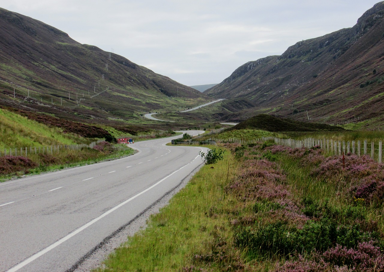 Škotija, Škotų, Highlands, Kelias, Vaizdingas, Kraštovaizdis, Nemokamos Nuotraukos,  Nemokama Licenzija