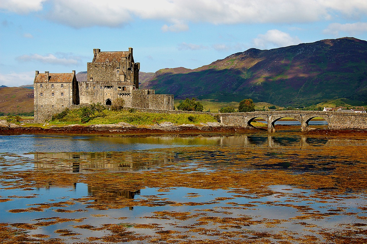 Škotija, Eilean Donan, Higlander, Nemokamos Nuotraukos,  Nemokama Licenzija