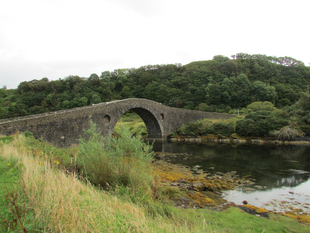 Škotija, Senas Tiltas, Tiltas, Atlantinis Tiltas, Vakarinė Pakrantė, Akmeninis Tiltas, Salos Tiltas, Kumpis Atgal Tiltas, Highlands, Nemokamos Nuotraukos