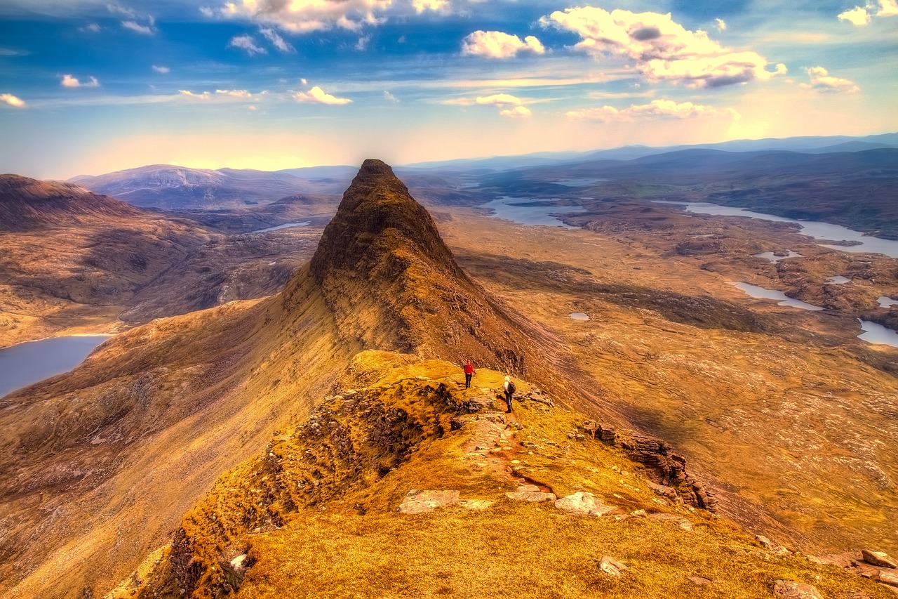 Škotija, Highlands, Kraštovaizdis, Turizmas, Piko, Kalnai, Srautas, Ežeras, Gamta, Lauke