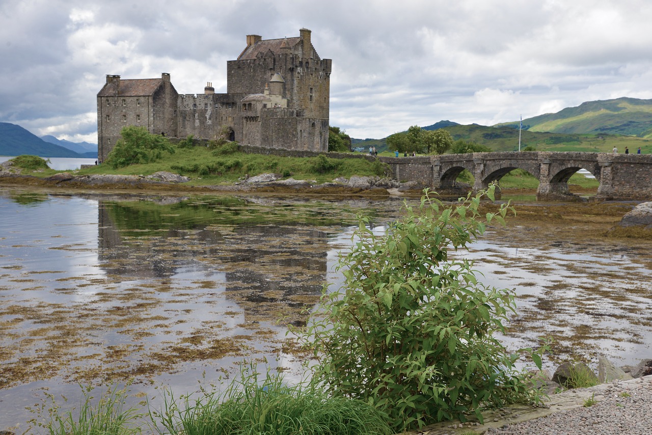 Škotija, Pilis, Veidrodis, Eilean Donan Pilis, Nemokamos Nuotraukos,  Nemokama Licenzija