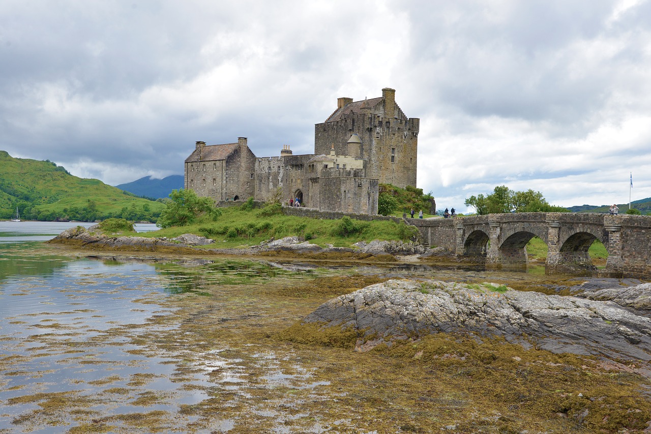 Škotija, Eilean Donan Pilis, Veidrodis, Nemokamos Nuotraukos,  Nemokama Licenzija