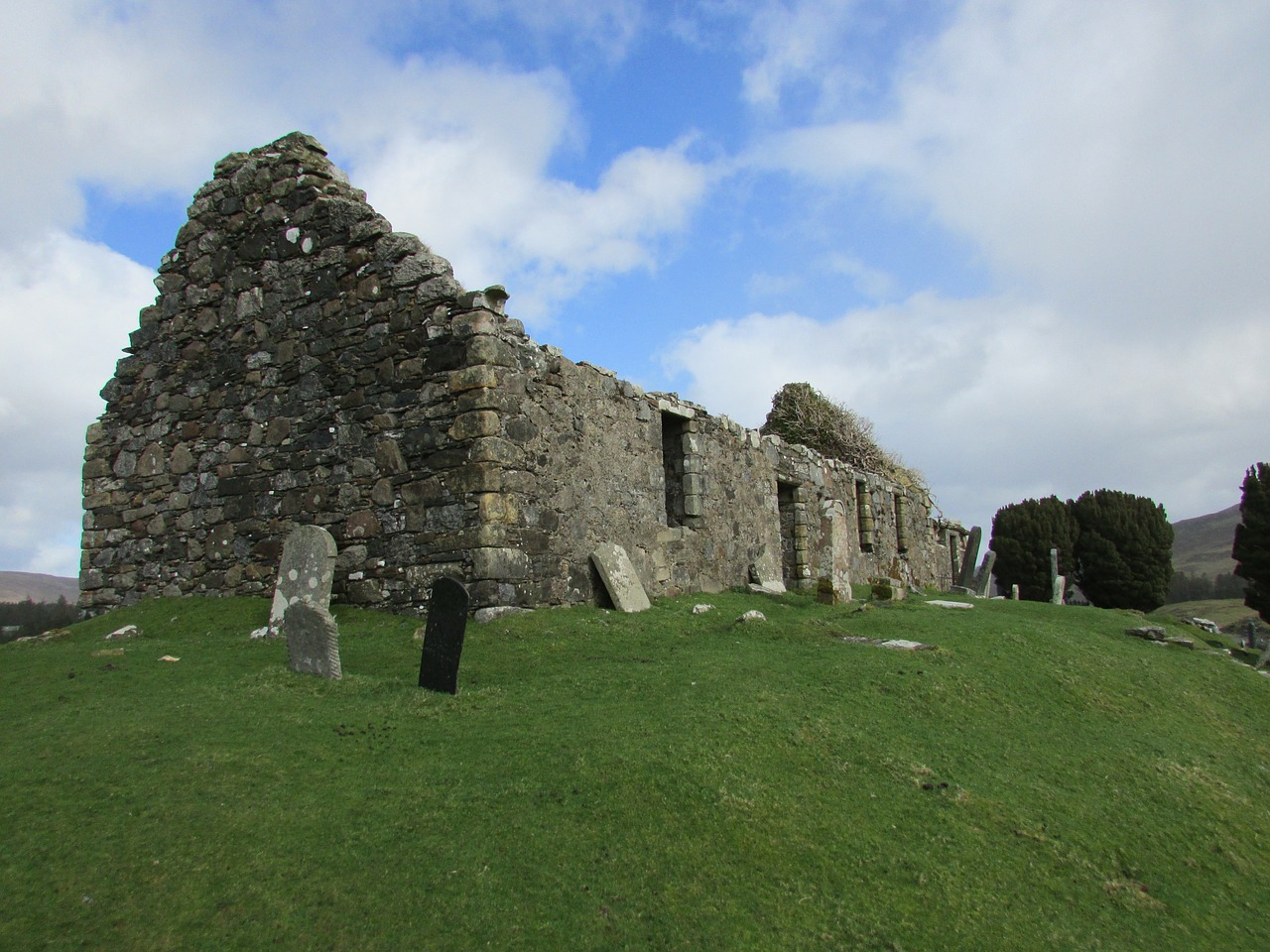 Škotija, Isle Of Skye, Senoji Bažnyčia, Senoji Kapinės, Bažnyčia, Krikščionybė, Kapinės, Architektūra, Senovės, Religija
