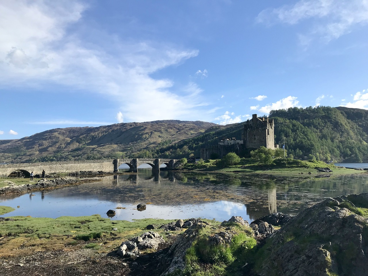 Škotija,  Aukštumų Ir Salų,  Eilean Donan Pilis,  Klanai, Nemokamos Nuotraukos,  Nemokama Licenzija