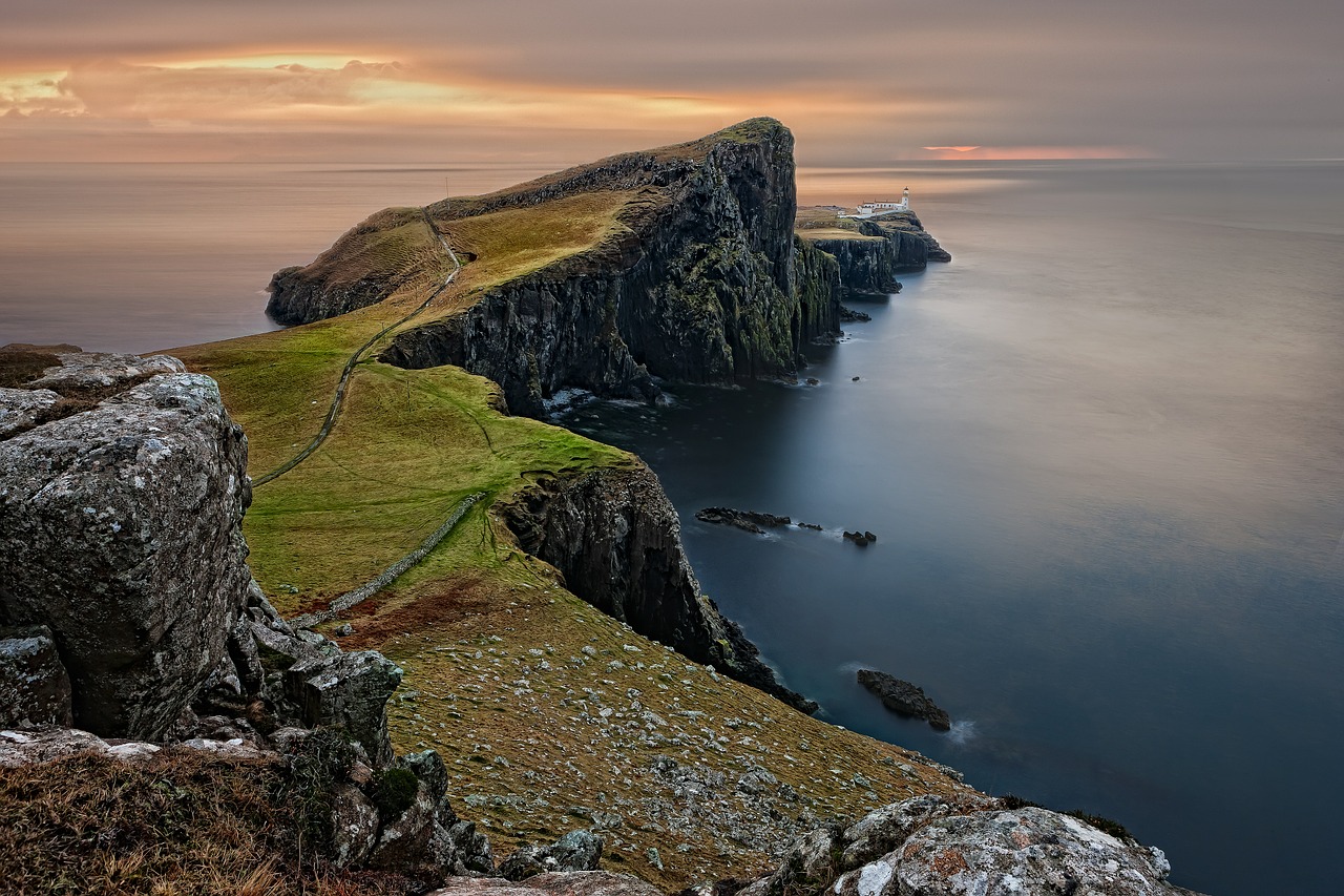 Škotija, Jungtinė Karalystė, Anglija, Isle Of Skye, Šių Taškų, Jūra, Aukštumų Ir Salų, Gamta, Kraštovaizdis, Europa