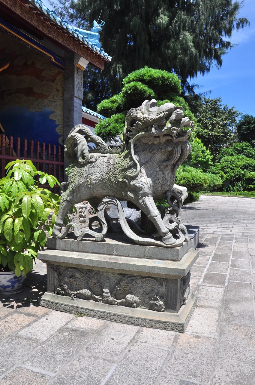 Skulptūra, Kinų Globėjas, Kinų Liūtas, Nemokamos Nuotraukos,  Nemokama Licenzija