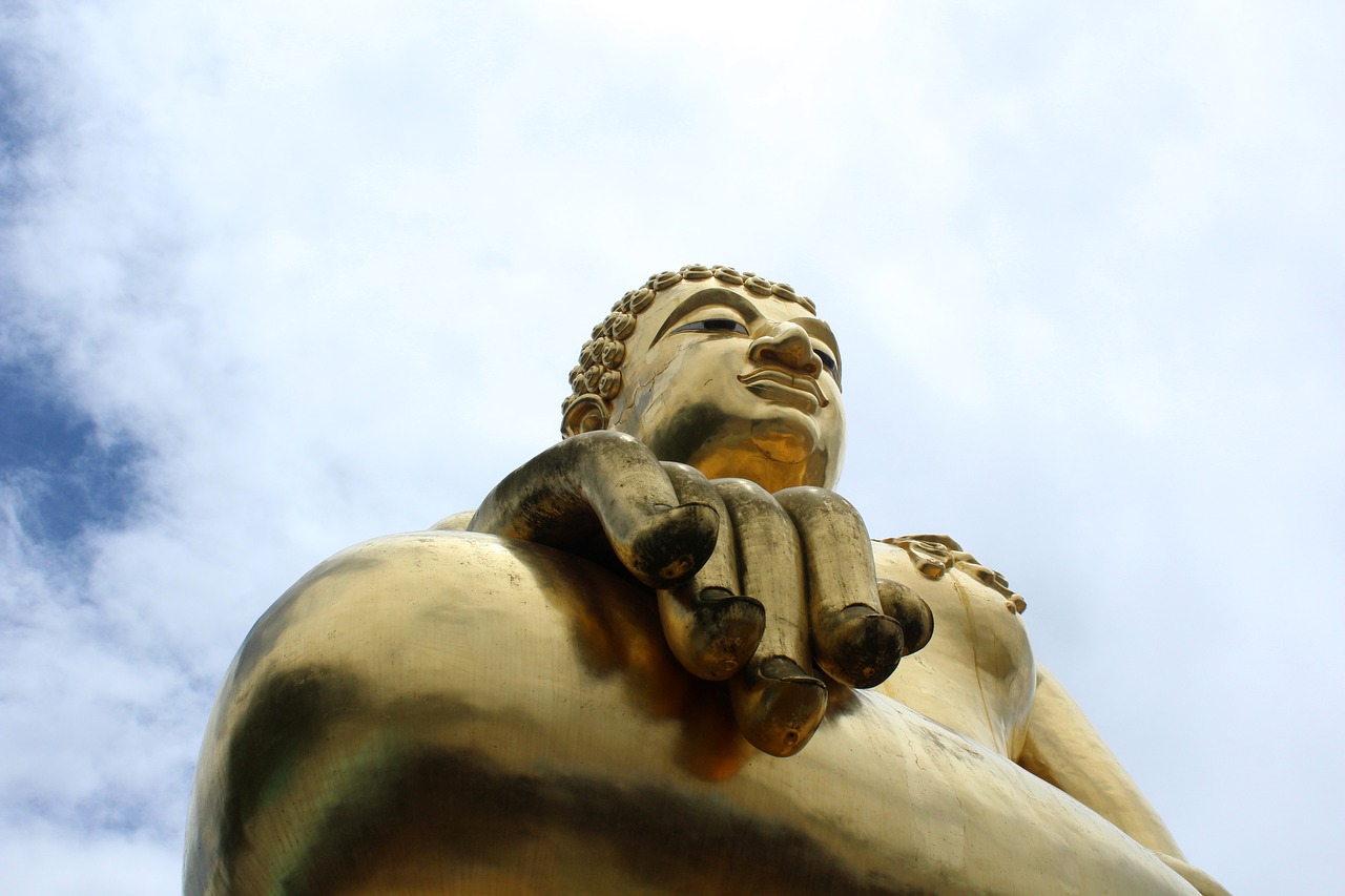 Skulptūra,  Statula,  Dangus,  Kelionė,  Religija,  Dvasingumas,  Auksas,  Tailandas,  Buda,  Be Honoraro Mokesčio
