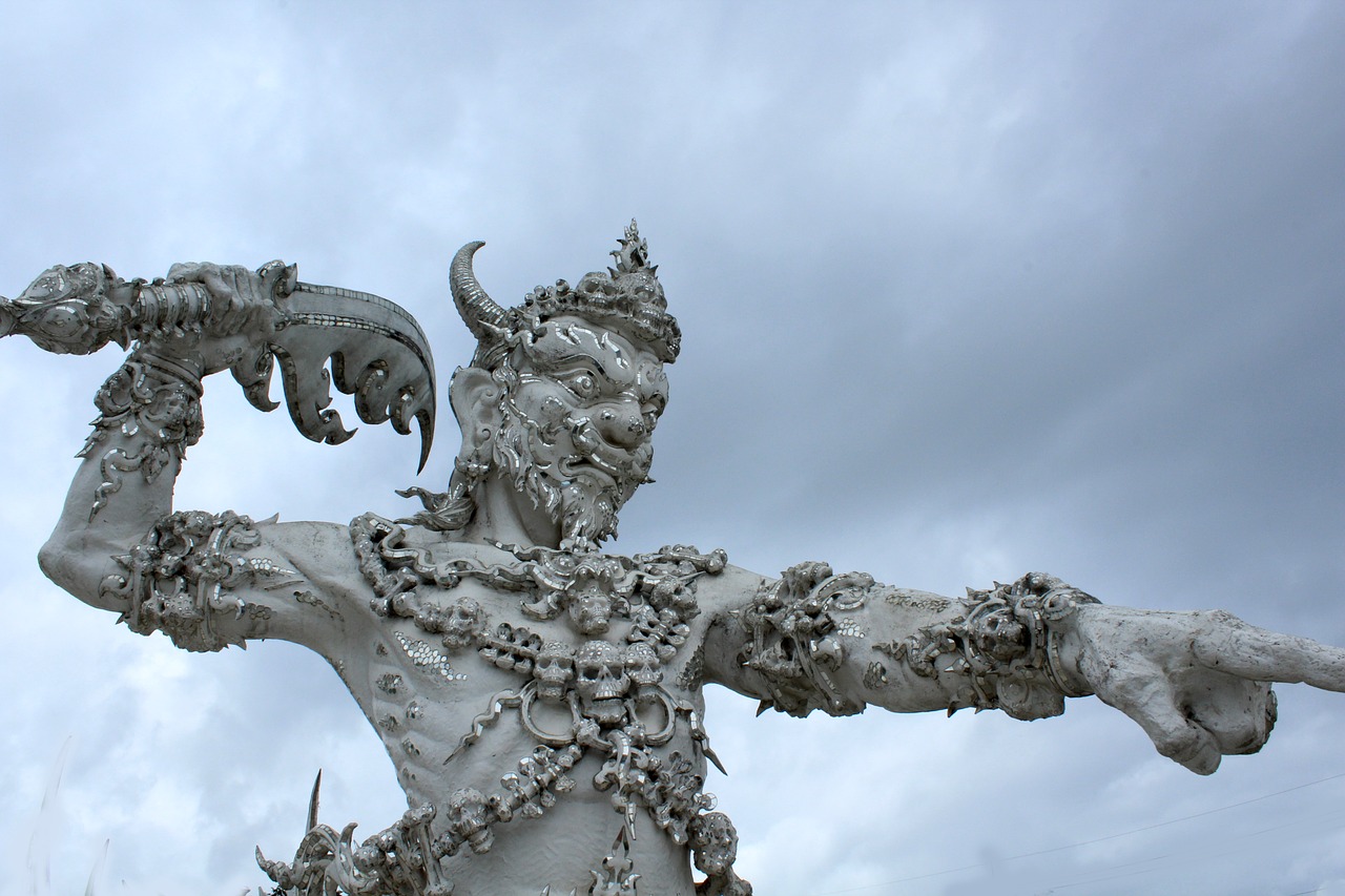 Skulptūra,  Statula,  Kelionė,  Dangus,  Šventykla,  Balta Šventykla,  Chiang Mai,  Religija,  Be Honoraro Mokesčio, Nemokamos Nuotraukos