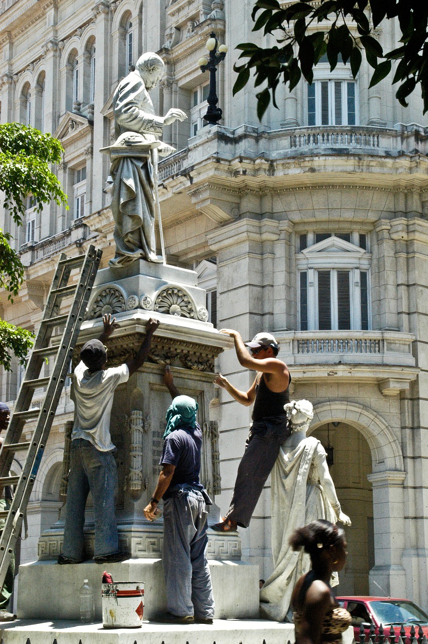 Skulptūra, Darbuotojai, Kopėčios, Istorija, Havana, Nemokamos Nuotraukos,  Nemokama Licenzija