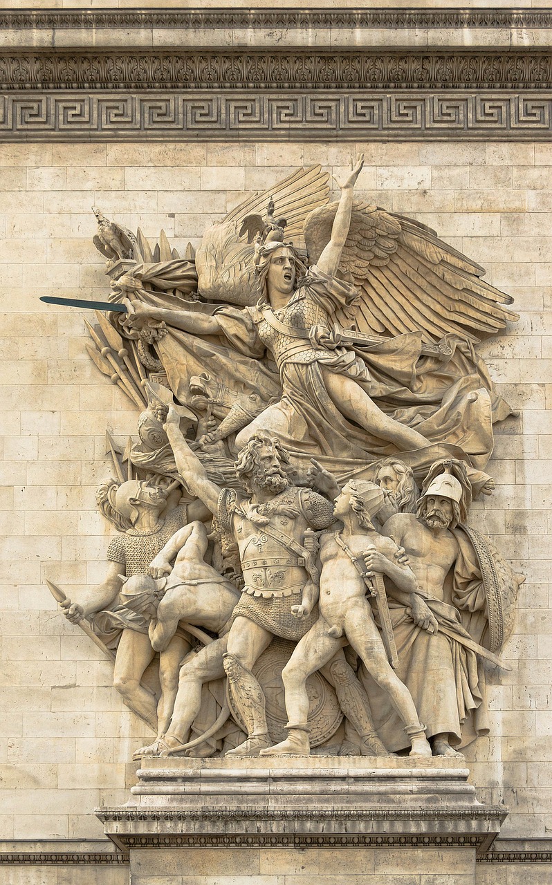 Skulptūra, La Marseillaise, Paris, Triumfo Arka, Paminklas, François Rude, Savanorių Išvykimas, Etoil, Struktūra, Simbolis