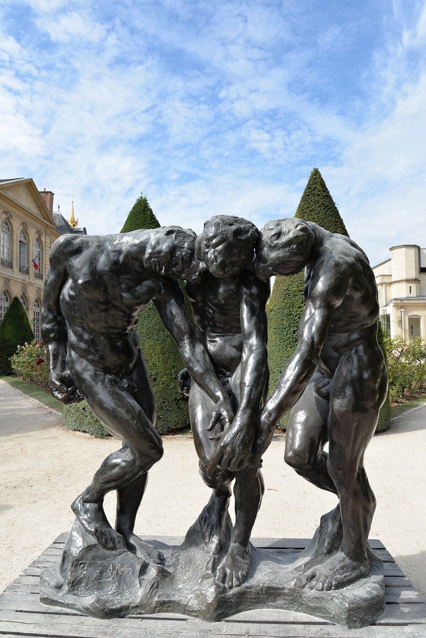 Skulptūra, Rodinas, Paris, Dangus, Nemokamos Nuotraukos,  Nemokama Licenzija