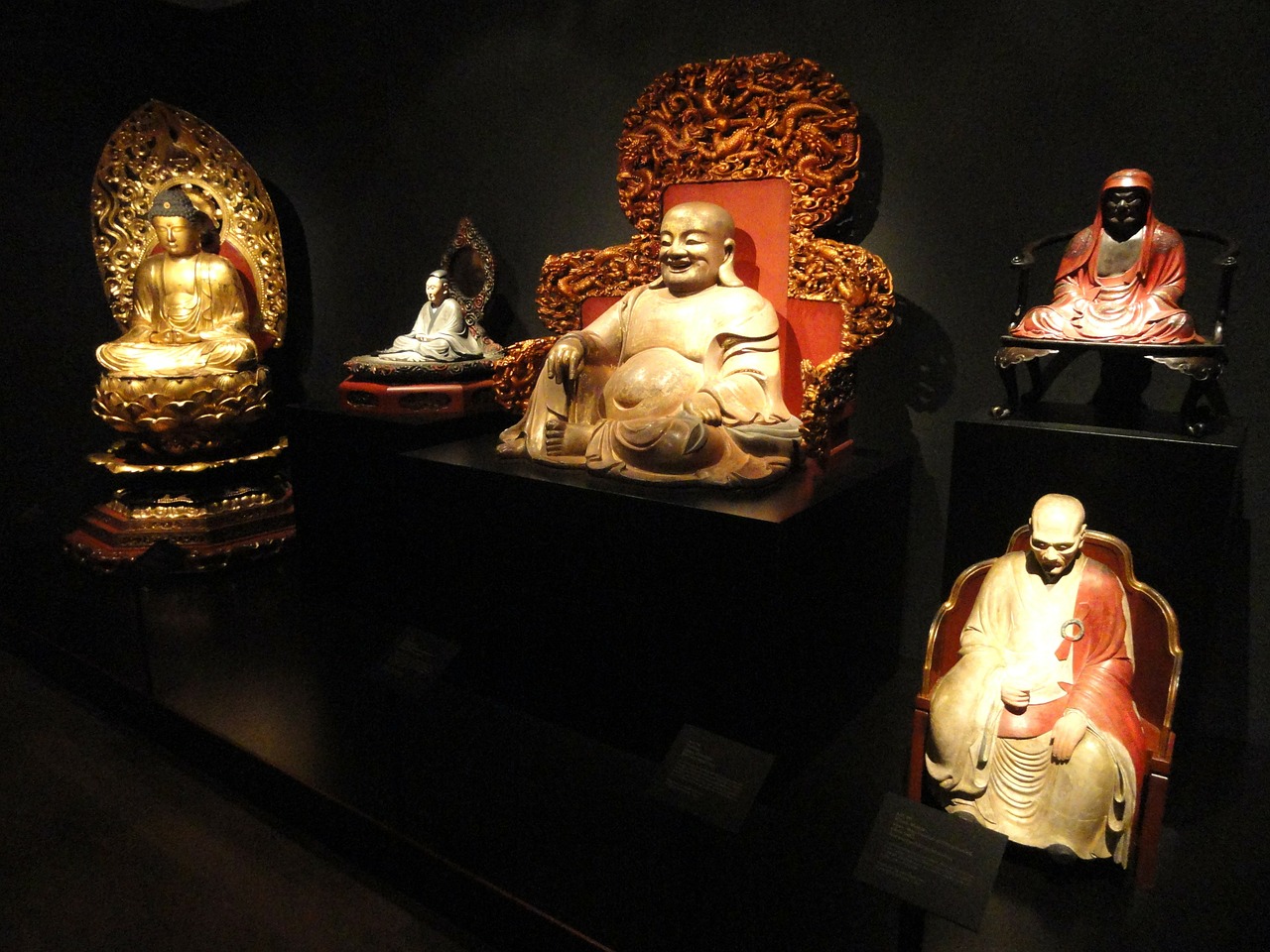 Skulptūros, Skaičiai, Asian, Muziejus, Rodyti, Religija, Buda, Budizmas, Tikėjimas, Gražus