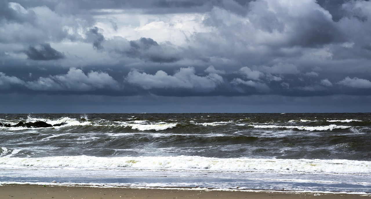 Jūra, Debesys, Papludimys, Šiaurės Jūra, Prie Jūros, Smėlis, Kranto, Vanduo, Texel, Šventė