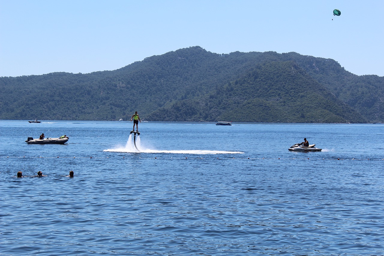 Jūra, Vasara, Papludimys, Saulė, Flyboard, Skrydis, Vanduo, Nemokamos Nuotraukos,  Nemokama Licenzija