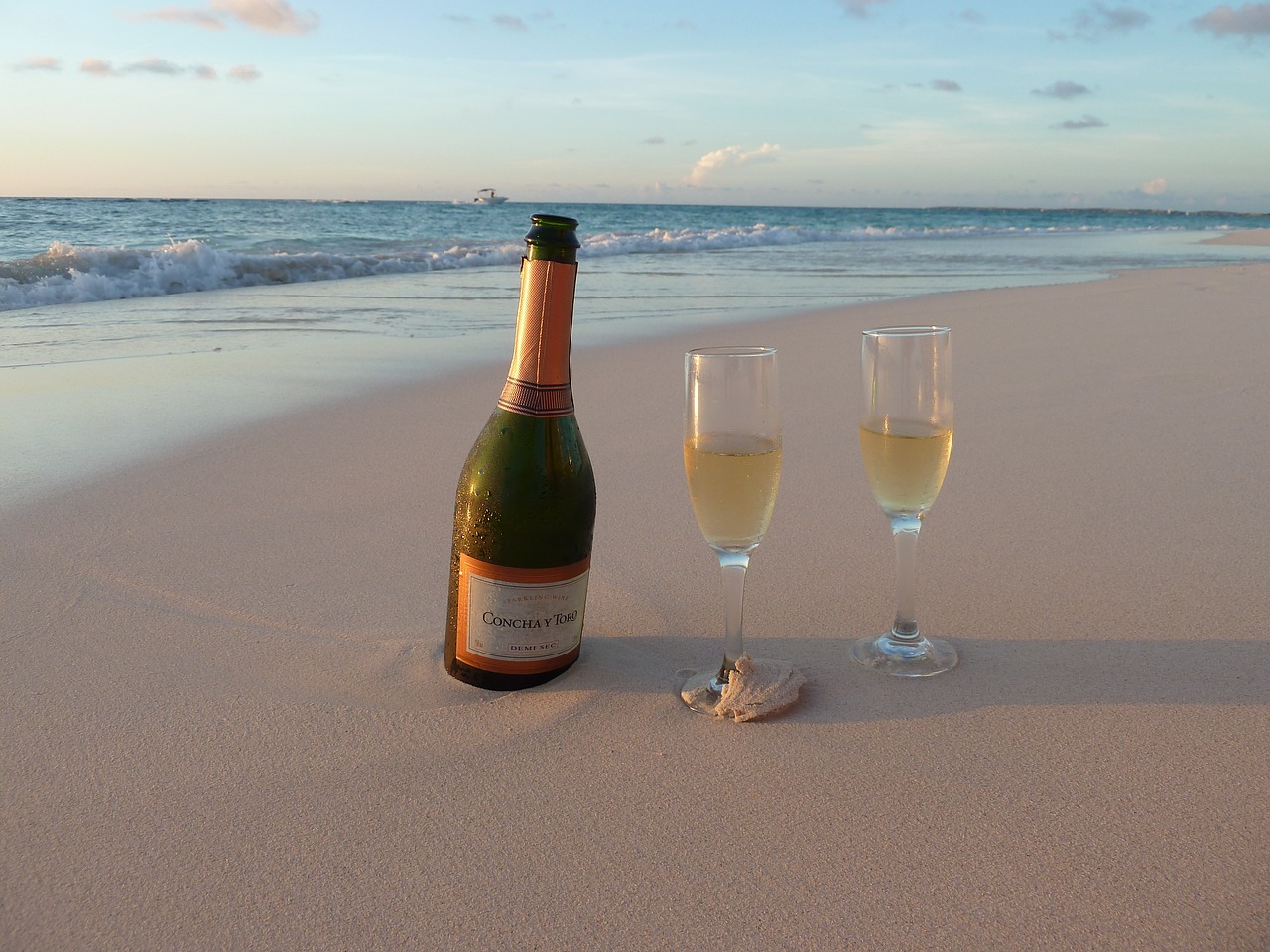 Jūra, Šampanas, Aruba, Nemokamos Nuotraukos,  Nemokama Licenzija