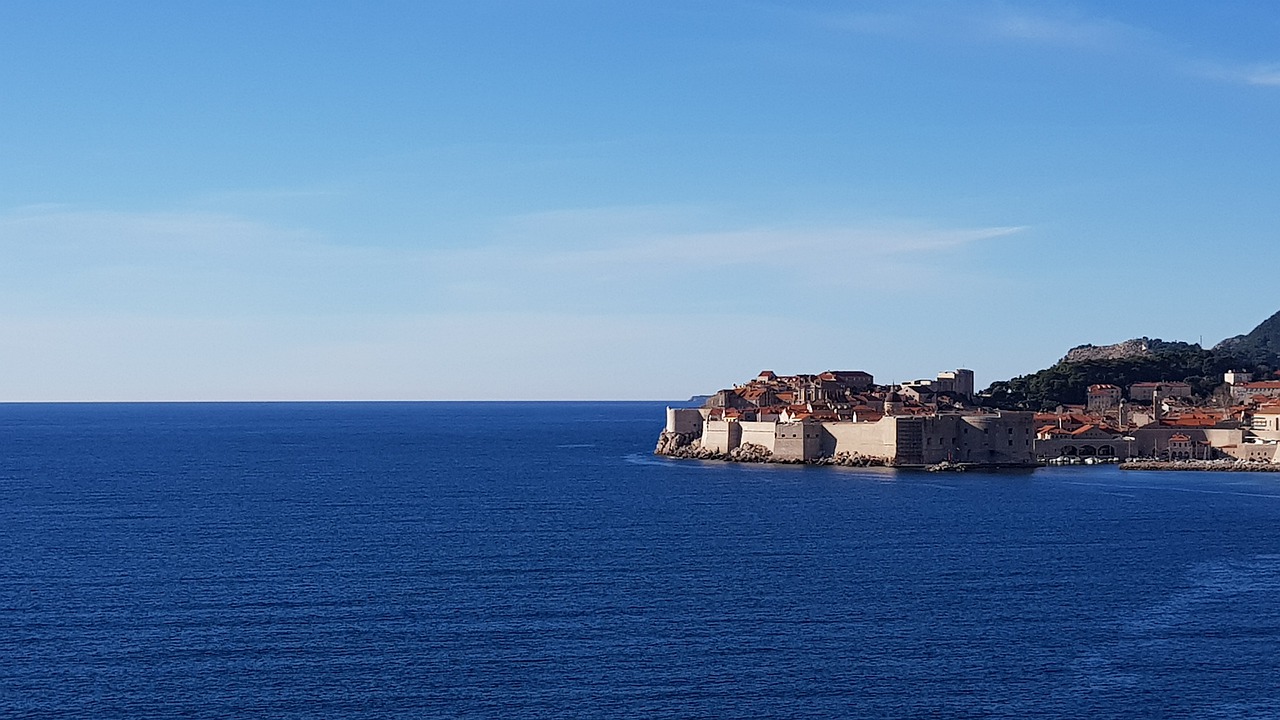 Jūra, Vanduo, Kelionė, Pajūris, Panoraminis, Dubrovnik, Kroatija, Atostogos, Turizmas, Nemokamos Nuotraukos