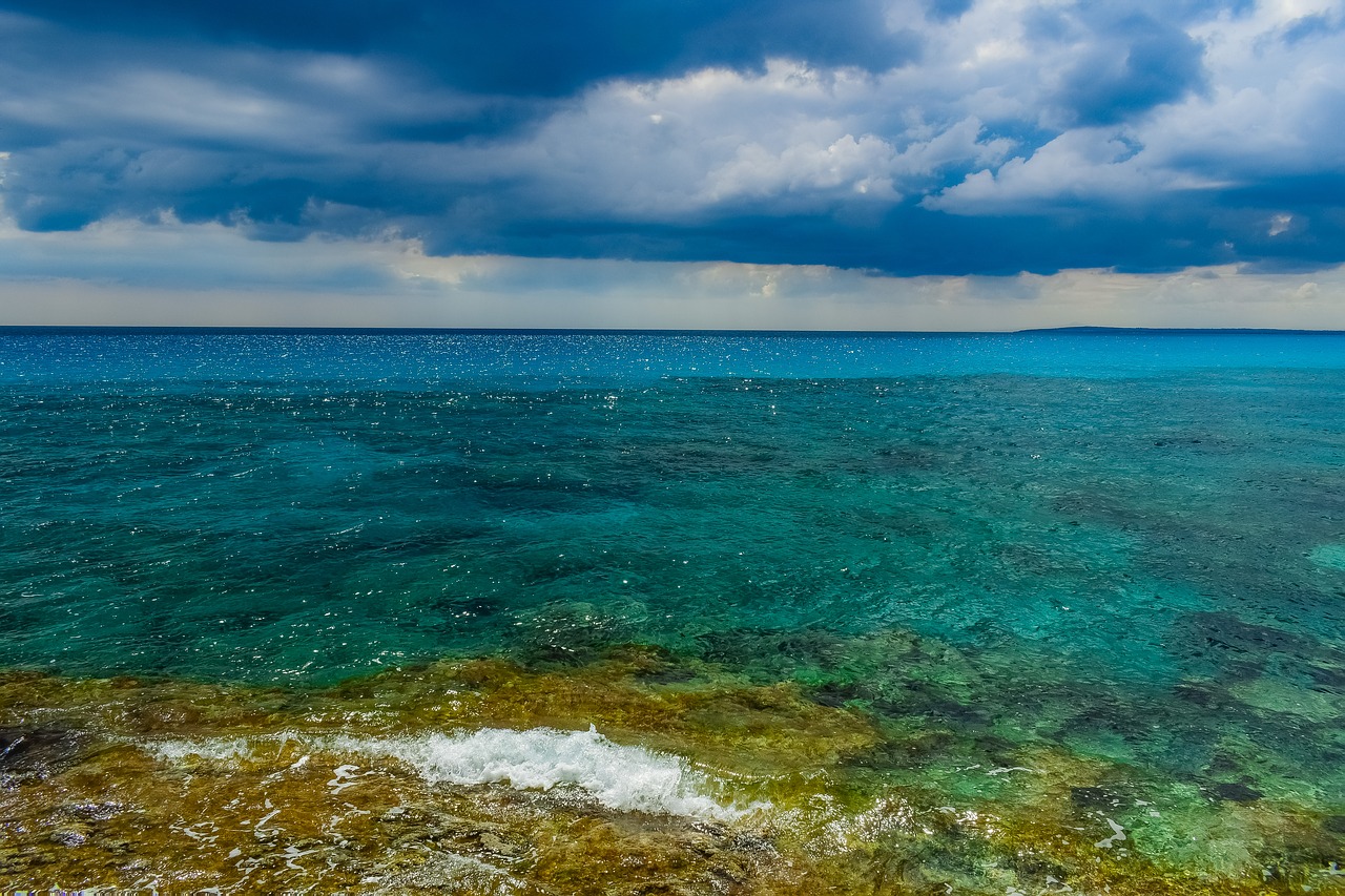 Jūra,  Debesys,  Dangus,  Pobūdį,  Papludimys,  Seascape,  Horizontas,  Turkis,  Vandens,  Ayia Napa