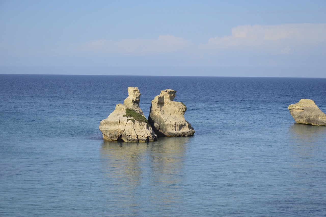 Jūra, Du Uolos, Salento, Nemokamos Nuotraukos,  Nemokama Licenzija