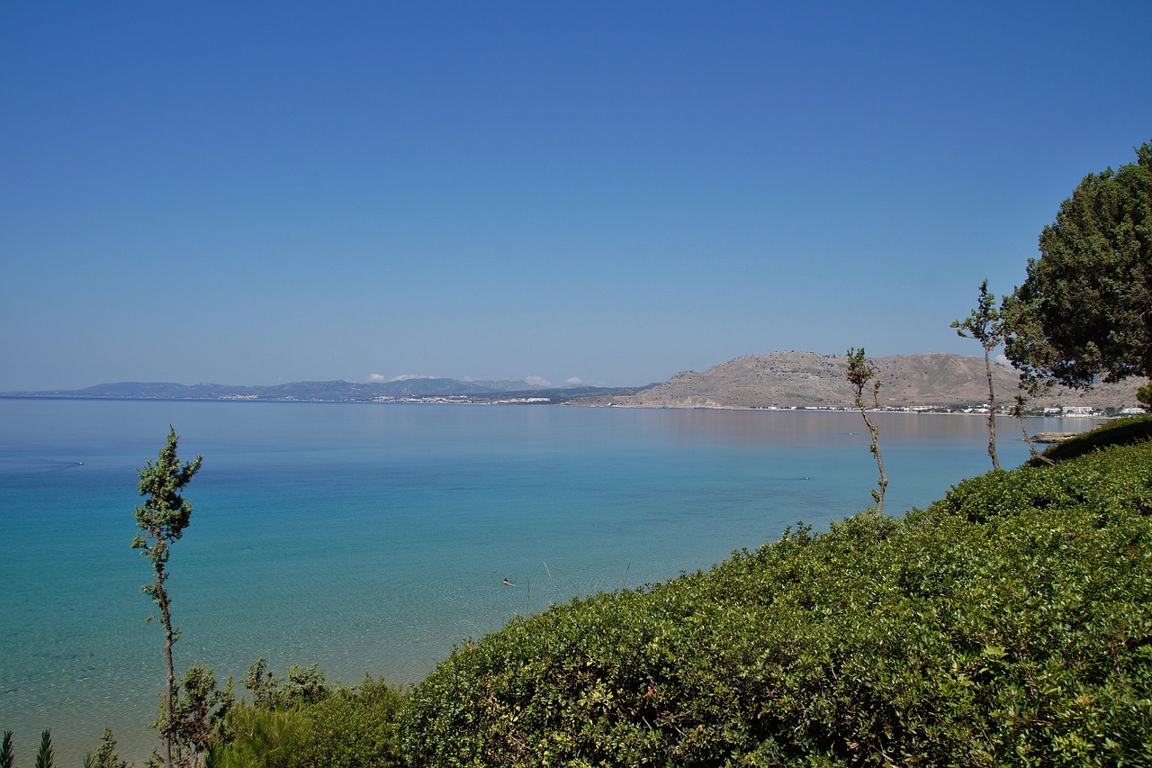 Sea,  Bay,  Greece,  Rodos,  Pefkos, Nemokamos Nuotraukos,  Nemokama Licenzija