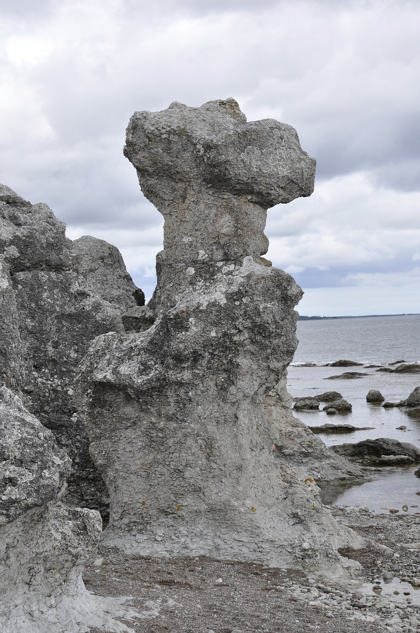 Jūros Dugnas, Gotland, Akmuo, Nemokamos Nuotraukos,  Nemokama Licenzija