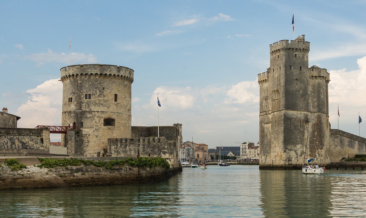 Jūrų Uostas, Uostas, Vanduo, Istorinis, Miestas, La Rochelle, Charente-Maritime, France, Europa, Fortifikacija