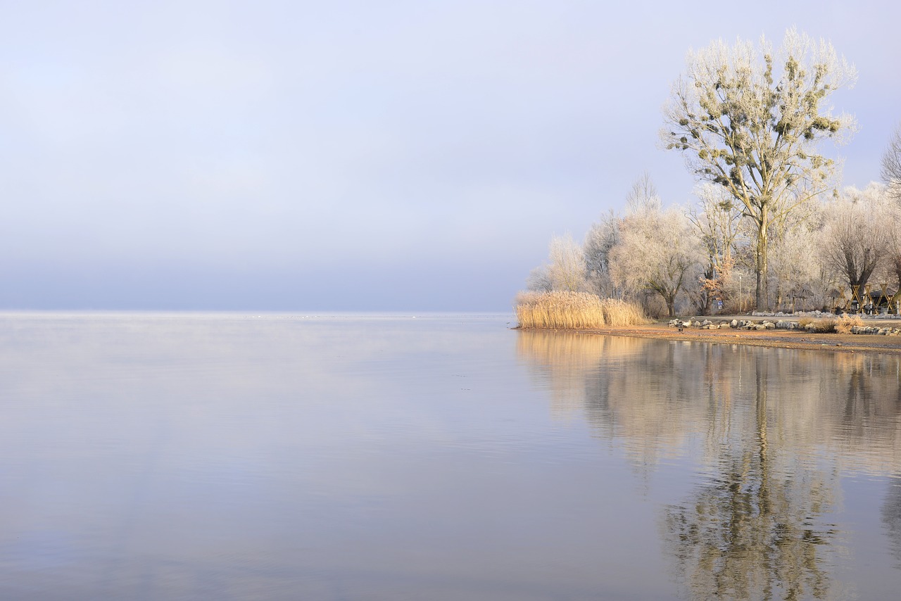 Jūros Dugnas, Ežeras, Gamta, Bavarija, Chiemsee, Nuotaika, Vanduo, Vandenys, Šaltas, Auskaras