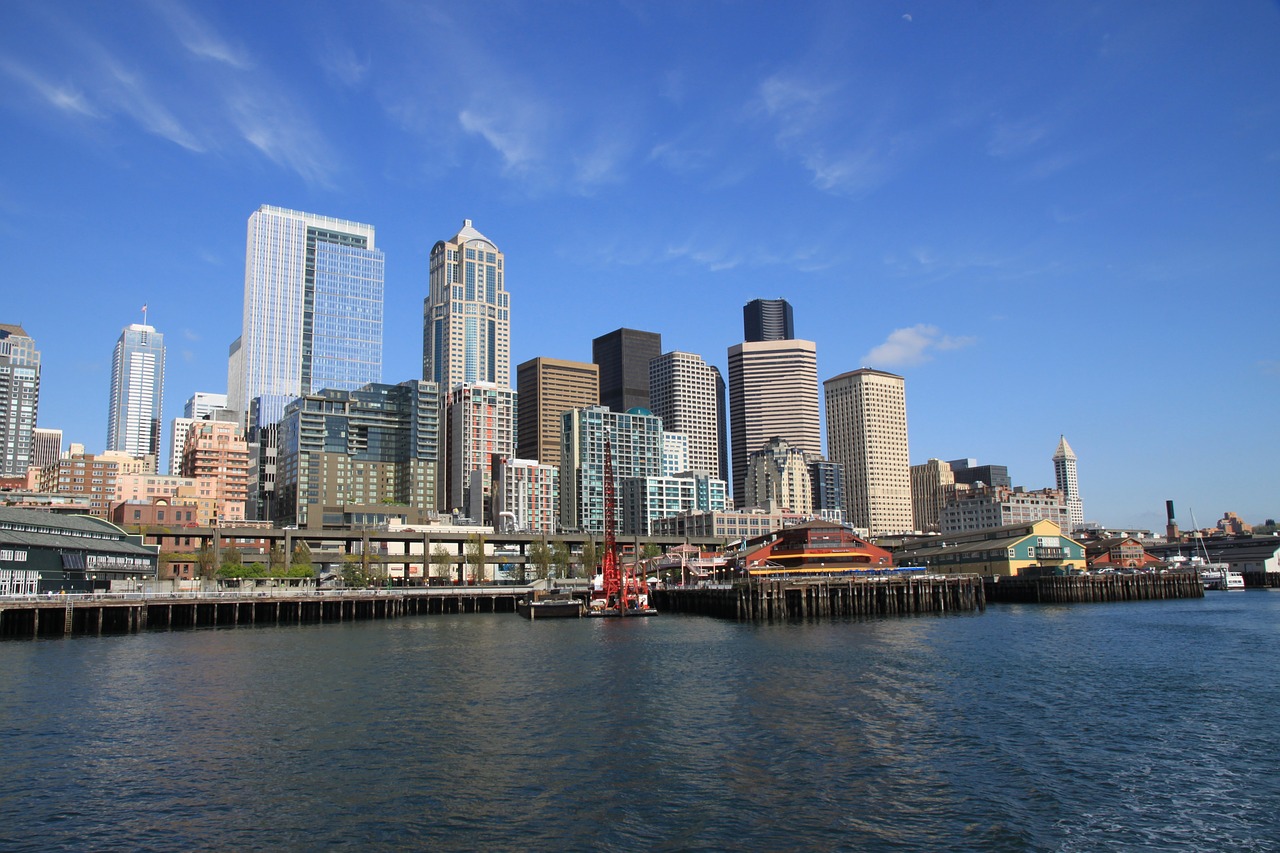 Seattle, Cityline, Architektūra, Nemokamos Nuotraukos,  Nemokama Licenzija