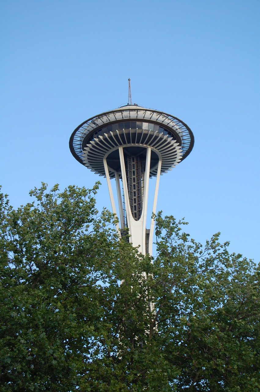 Seattle, Kosmoso Adata, Panorama, Bokštas, Nemokamos Nuotraukos,  Nemokama Licenzija