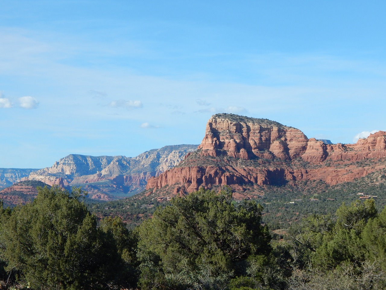 Sedona, Arizona, Kalnai, Kraštovaizdis, Pietvakarius, Vaizdingas, Dykuma, Gamta, Lauke, Raudona