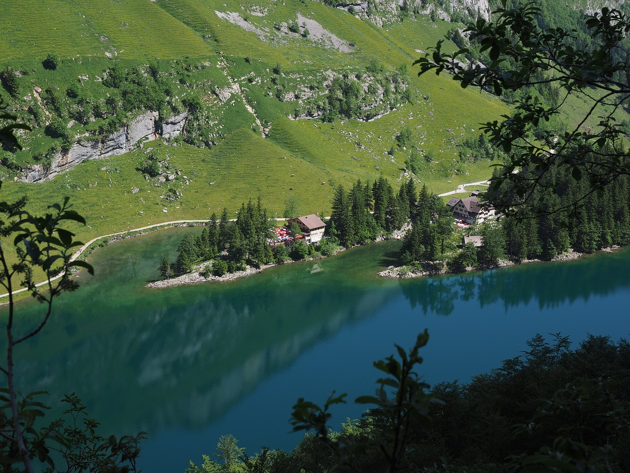 Seealpsee, Ežeras, Idilija, Žygis, Žygio Turas, Kalnai, Alpių, Säntis, Nemokamos Nuotraukos,  Nemokama Licenzija