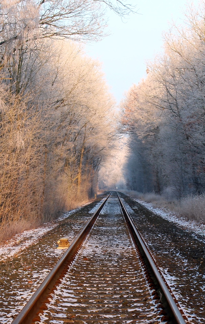 Atrodė, Žiema, Šaltis, Šaltas, Geležinkelis, Vaizdingas, Geležinkelio Bėgiai, Nemokamos Nuotraukos,  Nemokama Licenzija