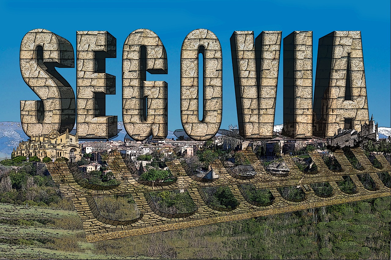 Segovia, Ispanija, Architektūra, Turizmas, Akvedukas, Miestas, Paveldas, Paminklas, Rūmai, Pastatas
