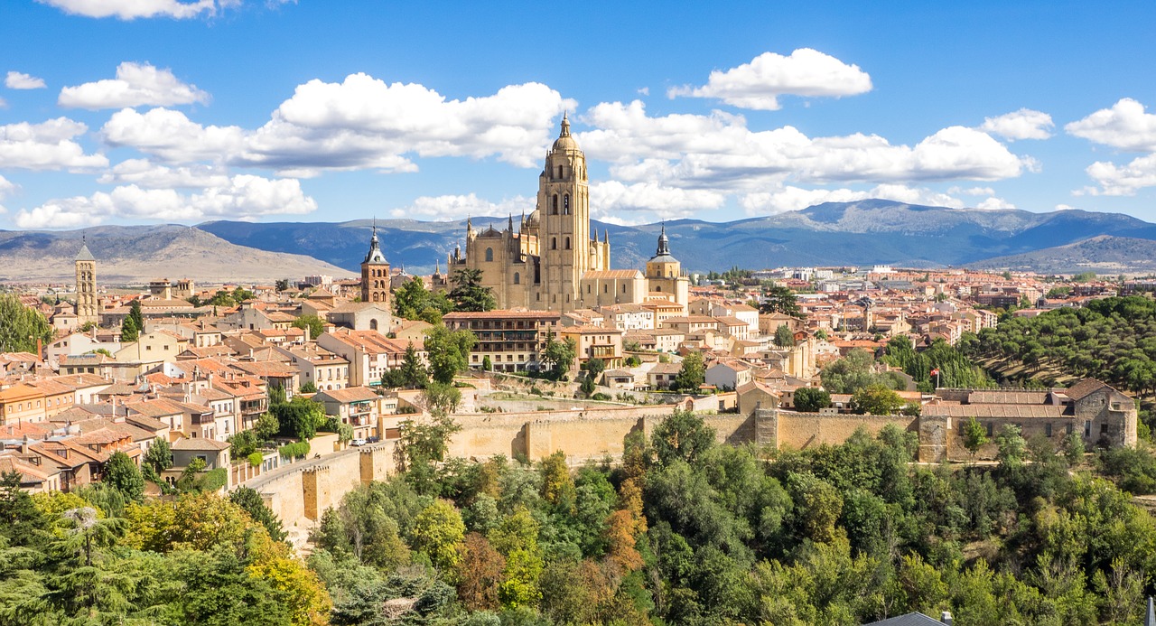 Segovia,  Ispanija,  Architektūra,  Ispanijos,  Kelionė,  Metai,  Viduramžių,  Statyba,  Europa,  Miestas