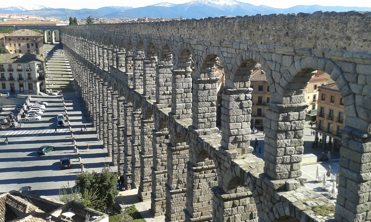 Segovia, Ispanija, Akvedukas, Romėnų, Istorija, Paminklas, Turizmas, Miestas, Statyba, Paveldas