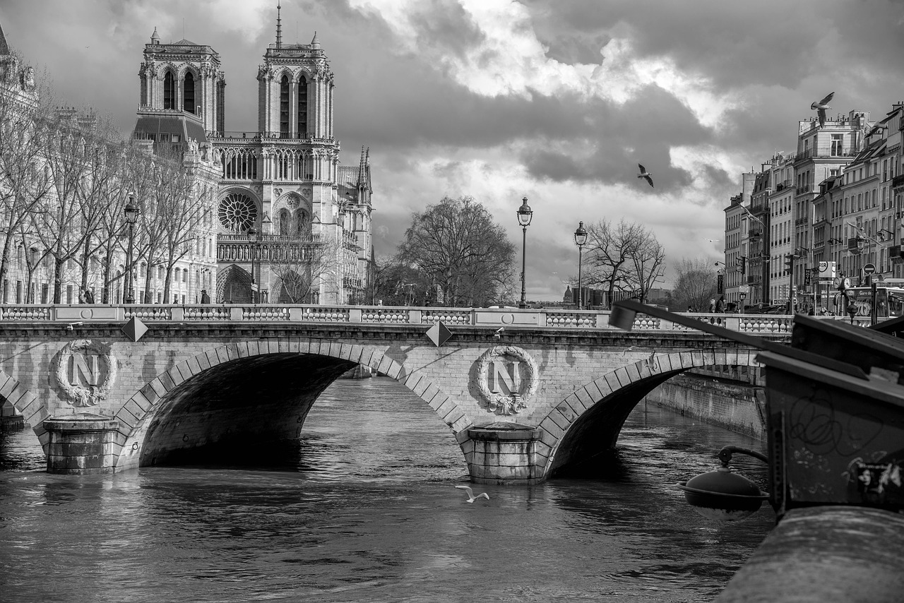 Seine,  Paryžius,  Katedra,  Dievo Motinos, Nemokamos Nuotraukos,  Nemokama Licenzija