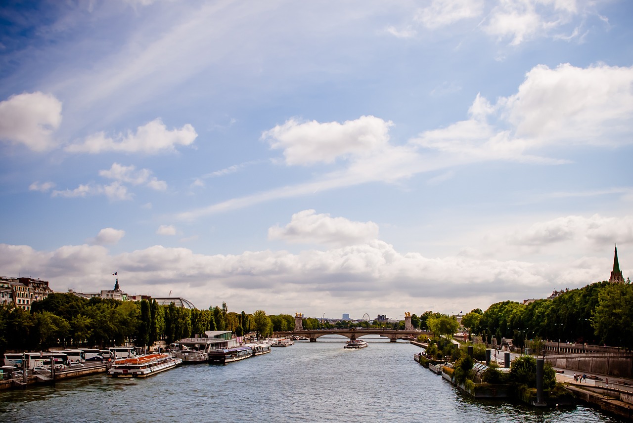 Upė Seine, Paris, Kraštovaizdis, Valtis, Eifelio Bokštas, Tiltas, Rio, Regėjimas, Miesto Turas, Nemokamos Nuotraukos