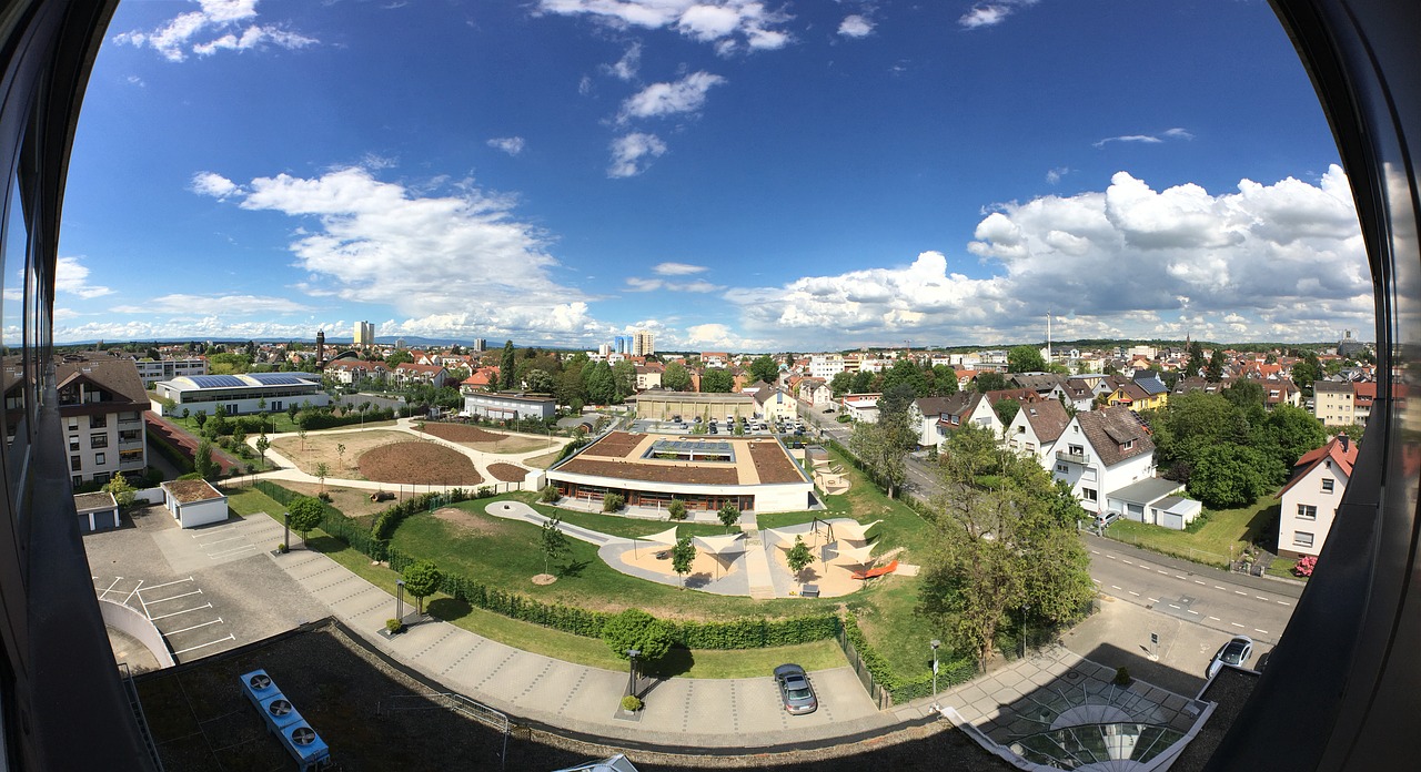 Seligenstadt, Panorama, Frankfurtas, Miestas, Dangoraižiai, Dangoraižis, Miesto Centras, Architektūra, Pastatas, Langen-Seligenstadt