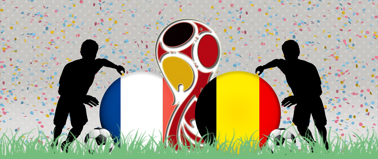 Pusfinaliai,  World Cup 2018,  Rusija,  Belgija,  Prancūzija,  Pasaulio Čempionatas,  Futbolas,  Sportas,  Nemokama Iliustracijos, Nemokamos Nuotraukos