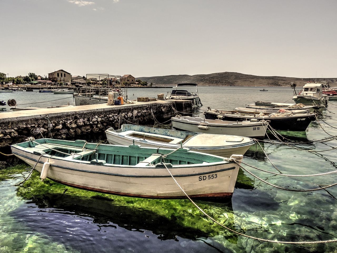 Senj, Uostas, Žvejybos Laivas, Maža Valtis, Prieplauka, Nemokamos Nuotraukos,  Nemokama Licenzija